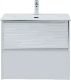 Тумба под раковину Aquanet Вита 70 белый матовый, подвесная, 330476