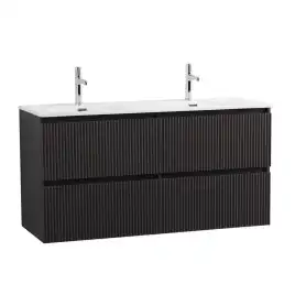 Тумба под раковину BelBagno UNO-1200-4C-SO-GSO подвесная, Темно-Серый Матовый