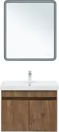 Тумба под раковину Aquanet Оптима 70 дуб рустикальный , 344796