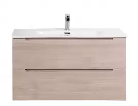 Тумба под раковину BelBagno ETNA-1000-2C-SO-RG-P подвесная Rovere Grigio