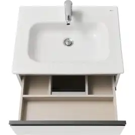 Тумбы под раковину Roca Domi 60 A857458806 подвесная, цвет, Белый глянец