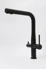 Смеситель для кухни AVS PureRiver 811-160-MB, Г-образный излив, черный матовый