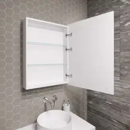 Зеркальный шкаф Grossman МЕРКАДО-60 см правое с LED подсветкой 206018