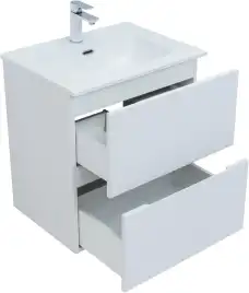 Тумба под раковину Aquanet Джейн 60 белый матовый 313284