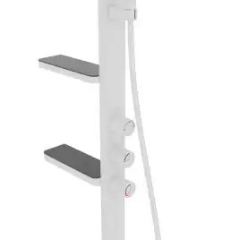 Душевая система  Vincea Inspire VSFS-3I11W VSFS-3I11W для ванны с изливом, белый матовый