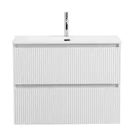 Тумба под раковину BelBagno UNO-800-2C-SO-BO подвесная, Bianco Opaco