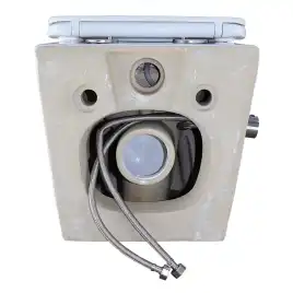 Подвесной унитаз Azario Hugo AZ-10007 c функцией биде, безободковый, с быстросъемным сиденьем микролифт