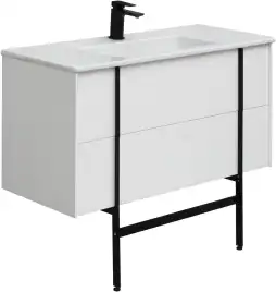 Тумба под раковину Allen Brau Reality 100 1.32007.WM белый матовый