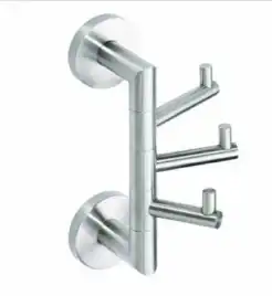 Держатель полотенец тройной поворотный 5,5 см BEMETA NEO Нержавеющая сталь 104206075