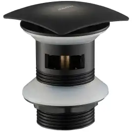 Донный клапан для раковины AQUATEK, матовый черный AQ6004MB