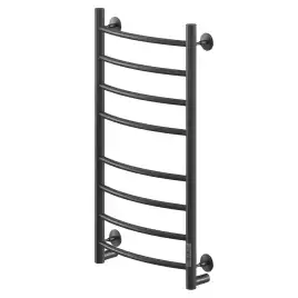 Полотенцесушитель электрический 50x80 AVS Блюз с терморегулятором, черный матовый