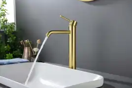 Смеситель для раковины Aquatek Европа AQ1304BG, Золото матовое