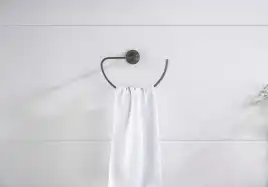 Держатель полотенец Aquatek Бетта AQ4621BGM, Оружейная сталь