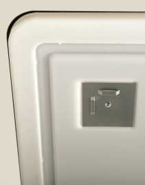 Зеркало BelBagno SPC-MAR-800-800-LED-TCH-LNZ с подсветкой и встроенной линзой 3-х кратного увеличения