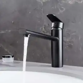 Смеситель для кухни Aquatek Ника AQ1880MB, Черный матовый