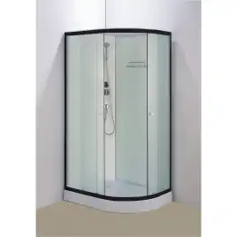 Душевая кабина Loranto 120х80, низкий поддон, Матовое стекло, CS-876EBTM/W-120