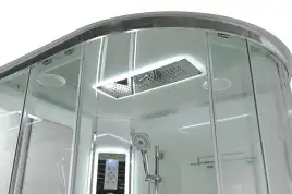 Душевая кабина AvaCan A2812LLED 120x80 см, низкий поддон, с крышей, левая