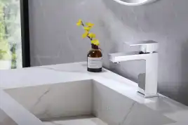 Смеситель для раковины Abber Daheim AF8210, однорычажный, цвет Хром