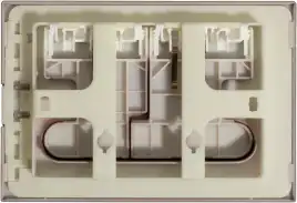 Клавиша смыва Allen Brau Project Color 9.2PR01.BD бордо