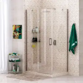 Душевой уголок WasserKRAFT Aller 10H 120х100 10H10L профиль Хром стекло Прозрачное