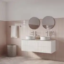 Тумбасо столешницей IDDIS Aiger 120, подвесная, Белая, AIG12W0i95K