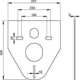 Инсталляция для унитаза AlcaPlast AM101/1120-4:1 RU M578-0001 Черная