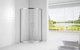 Душевой уголок CEZARES ECO-O-R-2-90-C-Cr профиль Хром стекло Прозрачное