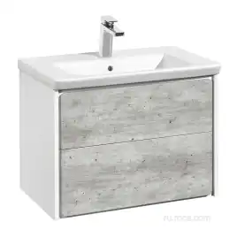 Тумбы под раковину Roca Ronda 70 ZRU9303003 подвесная, цвет, Белый матовый / Бетон