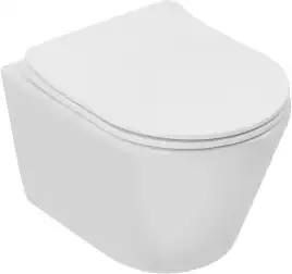 Унитаз подвесной Aquanet Atago 3.0 Tornado с сиденьем микролифт 348006, белый