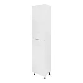 Шкаф-пенал Azario Эстима 40 CS00094558 левый напольный, Белый глянцевый