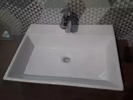 Раковина AVS Art Basin 801-0214-56GW 56,5х42,5 белая
