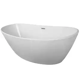 Ванна акриловая Azario EASTON NEW 180x82 EST18082 отдельностоящая, в комплекте с сифоном и металлической рамой, цвет белый (EST18082)