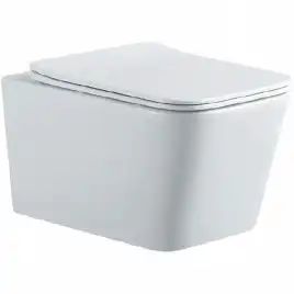 Подвесной унитаз Aquatek Либра NEW AQ0530N-00 безободковый, с сиденьем микролифт, Белый