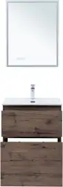 Тумба под раковину Aquanet Алвита New 60 напольная, дуб веллингтон табак, 344127