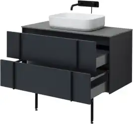 Тумба под раковину Allen Brau Reality 100 1.32007.AM антрацит матовый