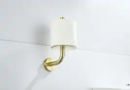 Бумагодержатель для запасного рулона Aquatek Оберон AQ4207BG, Золото матовое