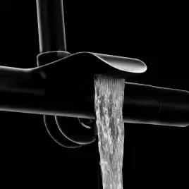 Душевая система  Vincea Esse VSFS-1E1TMB VSFS-1E1TMB  с термостатом, черный матовый