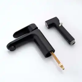 Смеситель для раковины Aquatek Ника AQ1812MB, Черный матовый