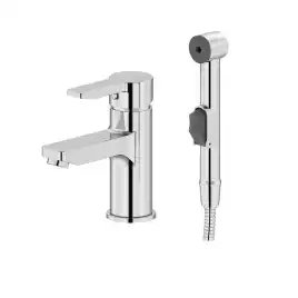 Смеситель для раковины IDDIS Sena SENSB00i08 с гигиеническим душем цвет, Глянцевый хром