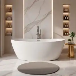 Акриловая ванна Azario EASTON 180x82 AZ-1337, отдельностоящая