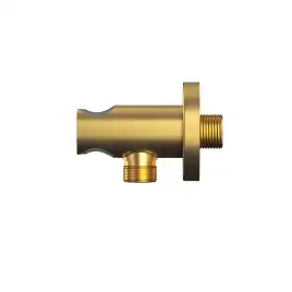 Шланговое подключение WHITECROSS Y brushed gold Y1005GLB, Золото брашированное