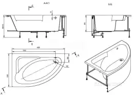Акриловая ванна Roca Welna 160х100 248643000 правая, Белая