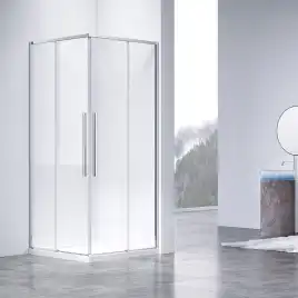 Душевой уголок Vincea Slim-N 100х80 VSS-4SN8010CL, дверь раздвижная, профиль хром, стекло прозрачное