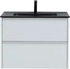 Тумба под раковину Aquanet Вита 80 белый матовый, подвесная, 330475