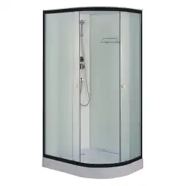 Душевая кабина Loranto 120х80, низкий поддон, Матовое стекло, CS-876EBTM/W-120