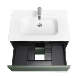 Тумбы под раковину Roca Ona 80 A857630513 подвесная, цвет, Зеленый матовый