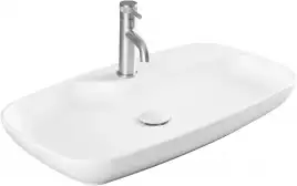 Раковина накладная Allen Brau Liberty 70х43х9 4.32011.21, Белая глянцевая