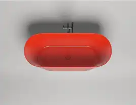 Ванна Salini Mona 170х70 102922M из материала S-Stone, Белая матовая