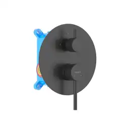 Смеситель для душа Aquatek Европа AQ1346MB встраиваемый, с внутренней частью, Черный матовый