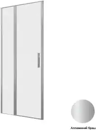 Душевая дверь Allen Brau Priority 90 см, 3.31026.BA, профиль Серебро, стекло Прозрачное